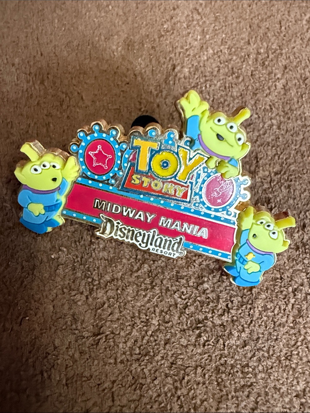 Disneyland Toy Story midway Mania Collection pin
